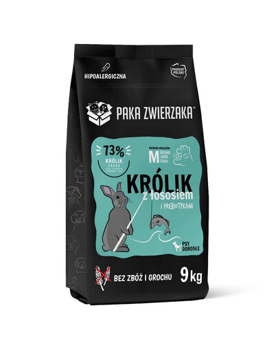 PAKA ZWIERZAKA Seventh Heaven Trockenfutter Kaninchen mit Lachs M 9kg