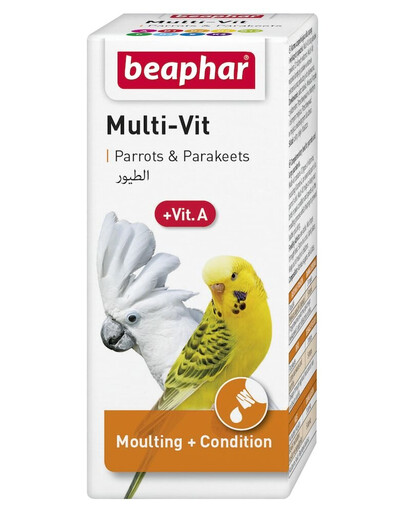BEAPHAR Multi-Vit Parrots Vitaminpräparat für Papageien 20 ml