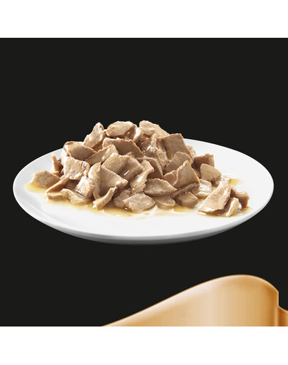 SHEBA Fresh & Fine 6x50g: Nassvollnahrung für adulte Katzen mit Huhn und Truthahn in Sauce