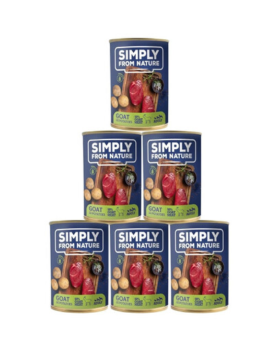 SIMPLY FROM NATURE Ziegenfleisch mit Kartoffeln 6 x 400 g