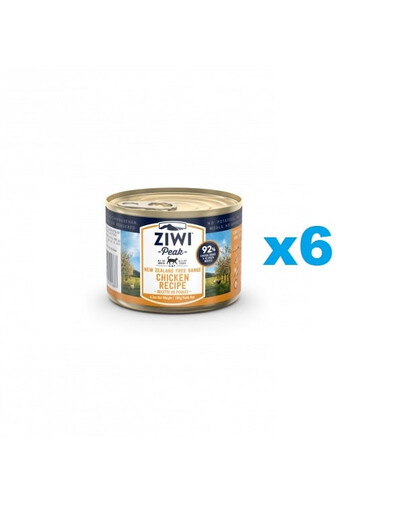 ZIWIPEAK Cat Chicken Huhn 6x185 g