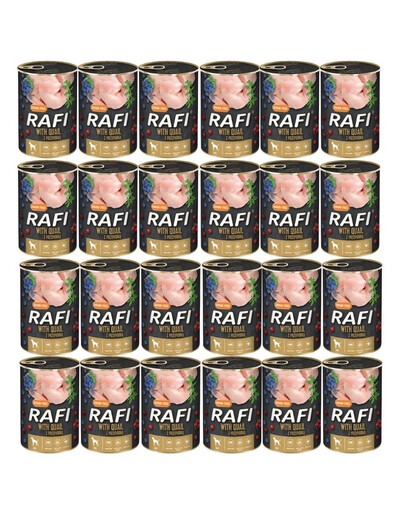 DOLINA NOTECI RAFI Quail Wachtel 24 x 400 g