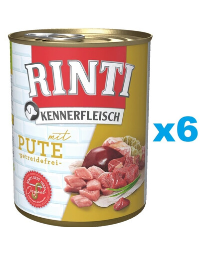 RINTI Kennerfleisch Pute 6x400g