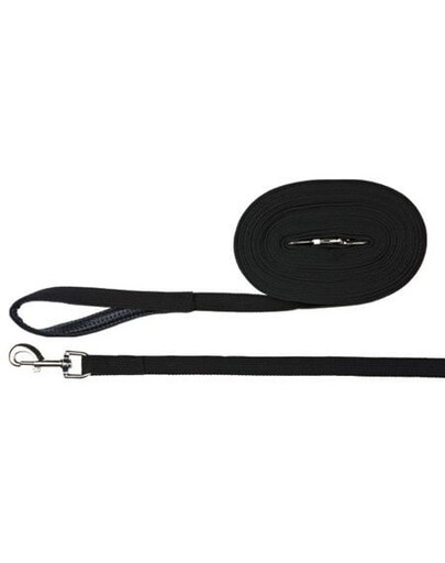 TRIXIE Schleppleine, Gurtband 5m/20mm schwarz