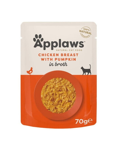 APPLAWS Beutel mit Huhn und Kürbis für Katzen 70 g