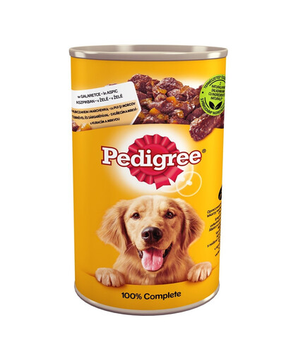 PEDIGREE Adult Dose 1200g - Nassvollnahrung für adulte Hunde, mit Huhn und Karotten in Gelee