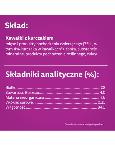 WHISKAS Adult 85g: Nassfutter für adulte Katzen mit Huhn in Gelee