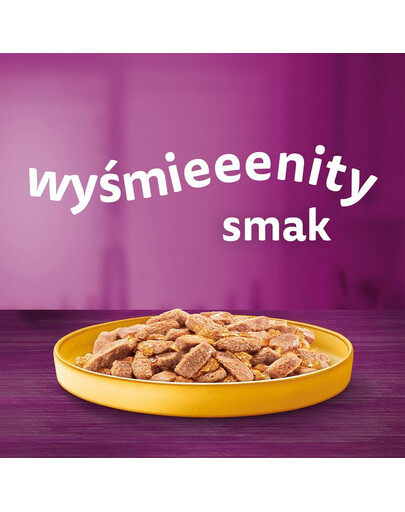 WHISKAS Adult 400 g - Nassfutter mit Huhn in Gelee für adulte Katzen