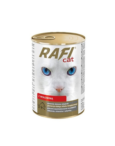 DOLINA NOTECI Rafi Adult Cat mit Rindfleisch in Sauce 415 g