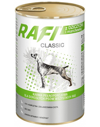 DOLINA NOTECI Rafi Classic mit Wildbret und Karotte in Sauce 1240g