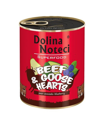 DOLINA NOTECI Premium SuperFood Rinder- und Gänseherz 6 x 800 g