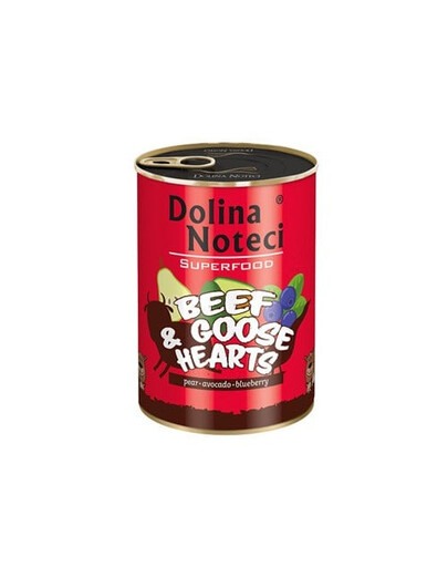 DOLINA NOTECI Premium SuperFood Rinder- und Gänseherz 400 g