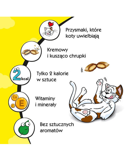 DREAMIES Leckerlis mit köstlicher Ente für Ihre Katze 60g