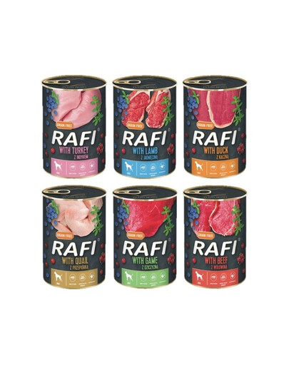 DOLINA NOTECI RAFI Mix 6 Sorten 400 g x 60