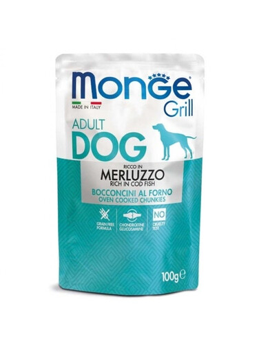 MONGE Grill mit Kabeljau 100 g