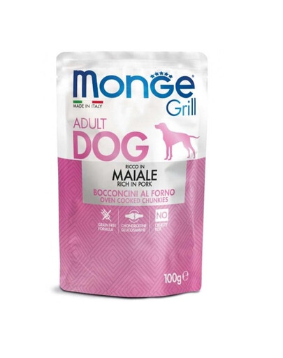 MONGE Grill karma mit Schweinefleisch 100g