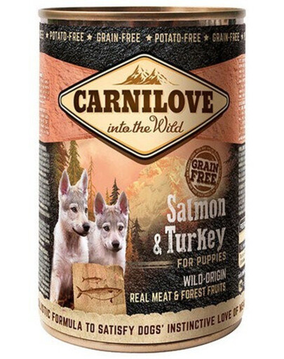 CARNILOVE Puppy Wild Meat Salmon & Turkey 400 g