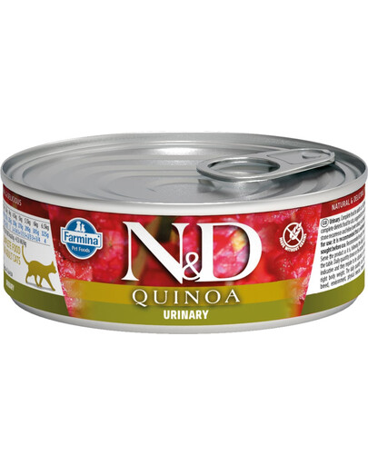 FARMINA N&D Quinoa Cat URINARY 80 g