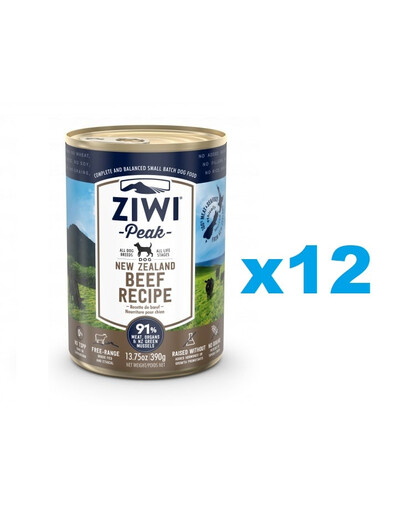 ZIWIPEAK Dog Beef Rind 12 x 390 g