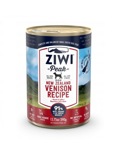 ZIWIPEAK Dog Hirsch 390 g