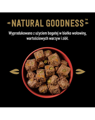 CESAR Natural Goodness in Terrine 400g reich an Rindfleisch mit Karotten, grünen Bohnen und Kräutern