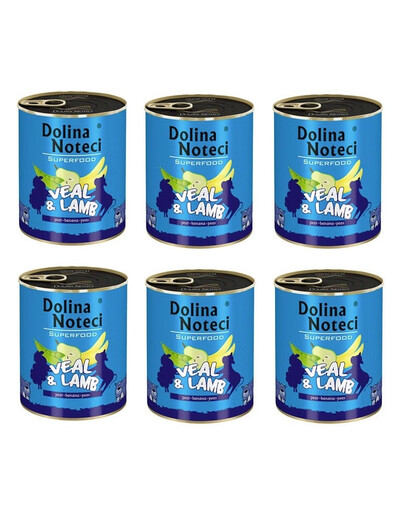 DOLINA NOTECI Premium SuperFood Kalb und Lamm 6x400 g