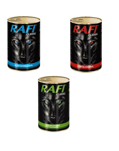 DOLINA NOTECI Rafi Classic Gemischte Geschmacksrichtungen ohne Geflügel 1240 g x 18 Stück