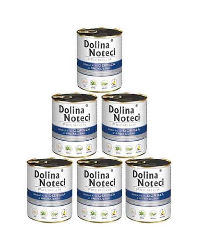 DOLINA NOTECI Premium Kabeljau mit Brokkoli 6 x 800g
