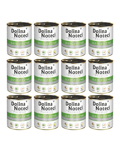 DOLINA NOTECI Premium reich an Wildfleisch 12 x 800g