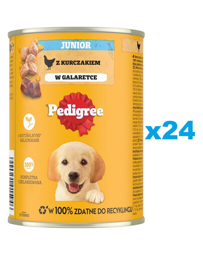PEDIGREE mit Huhn in Gelee 24 x 400 g