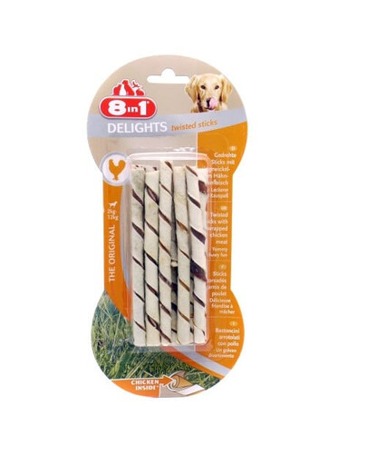 8IN1 Delights Twisted Sticks 2x10 Stück