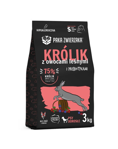 PAKA ZWIERZAKA Seventh Heaven Karma sucha Królik z owocami leśnymi S 3kg