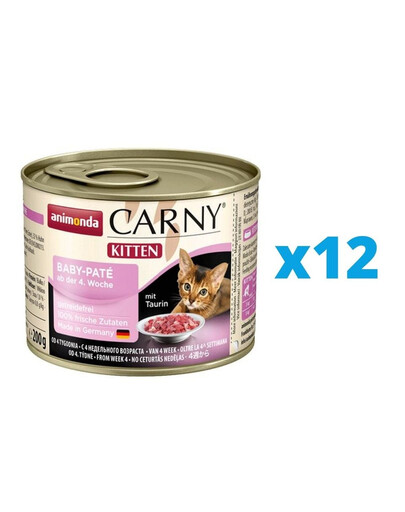ANIMONDA Carny BABY-PATÉ 12 x 200 g