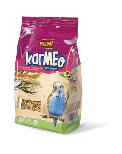 VITAPOL PREMIUM Futter für Wellensittiche und Kanarienvögel 500g