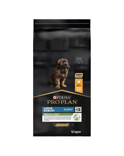 ​PURINA PRO PLAN Large Robust Puppy mit OPTISTART Reich an Huhn 12kg