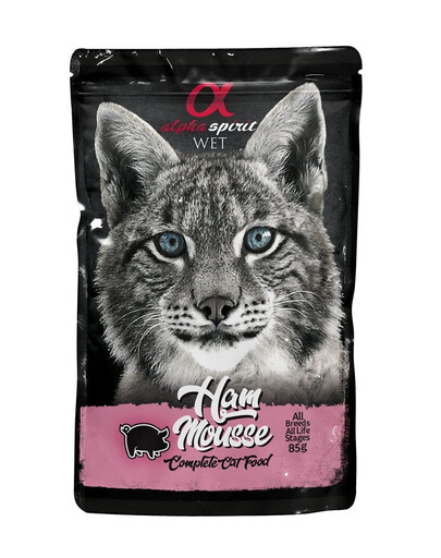 ALPHA SPIRIT Schweinefleischmousse 85g Katzenbeutel