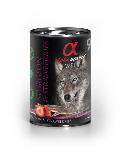 ALPHA SPIRIT Stör mit Erdbeeren 6 x 400 g