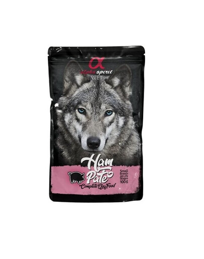 ALPHA SPIRIT Schweinefleischpastete 100g für Hunde
