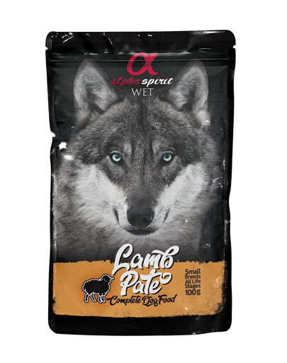ALPHA SPIRIT Lammfleischpastete 100g Beutel für Hunde