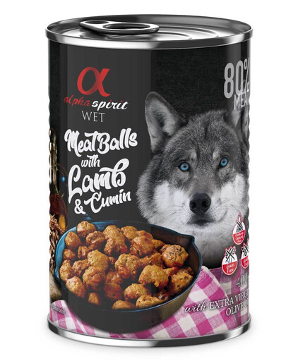 ALPHA SPIRIT Meat Balls with Lamb & Cumin | Fleischbällchen mit Lamm und Kreuzkümmel 400 g
