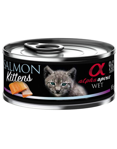 ALPHA SPIRIT Salmon for kitten Lachs Kätzchen 85 g