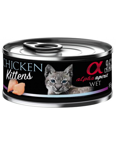 ALPHA SPIRIT Chicken for kitten Huhn Kätzchen 85 g