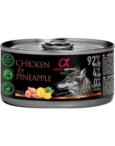 ALPHA SPIRIT Geflügel & Ananas 12 x 150 g