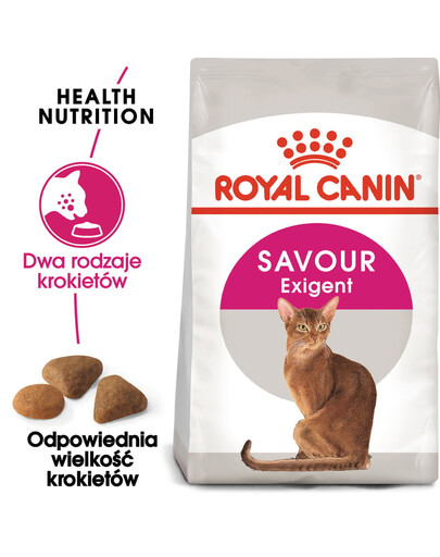 ROYAL CANIN SAVOUR EXIGENT Trockenfutter für wählerische Katzen 2 x 400 g