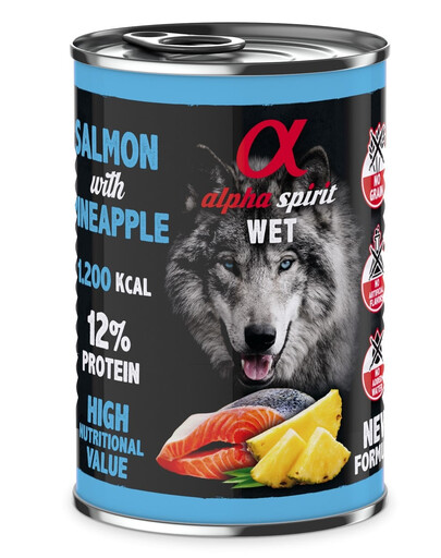 ALPHA SPIRIT Salmon with blueberry Lachs mit Heidelbeeren 400 g