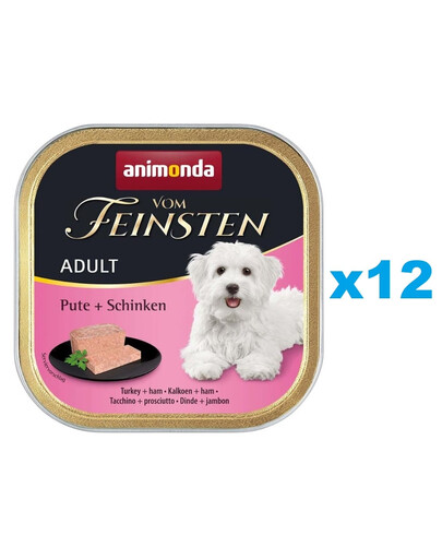 ANIMONDA Vom Feinsten Adult Turkey&Ham 12x150 g