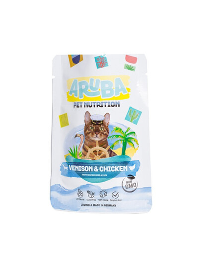 Cat Dziczyzna i kurczak z żurawiną i chia 70 g
