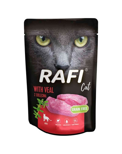 RAFI Katzenfutter mit Kalbfleisch 100g