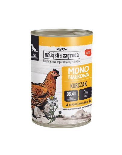 Kurczak monobiałkowa mokra karma dla psa 400g