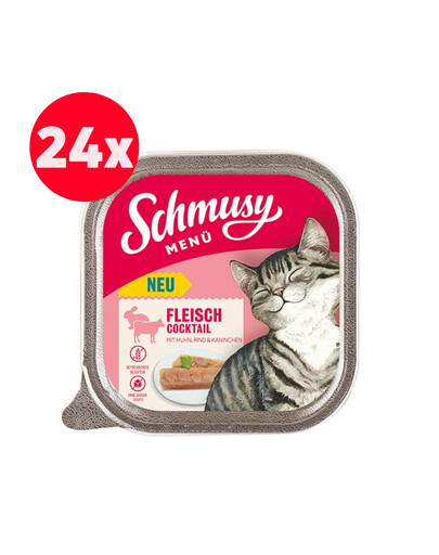 SCHMUSY MENÜ Fleischcocktail 24 x 100 g